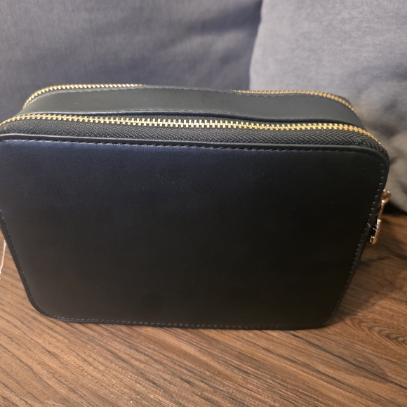 NWT Valentino Orlandi Black Studded Crossbody Bag - Picture 3 of 8